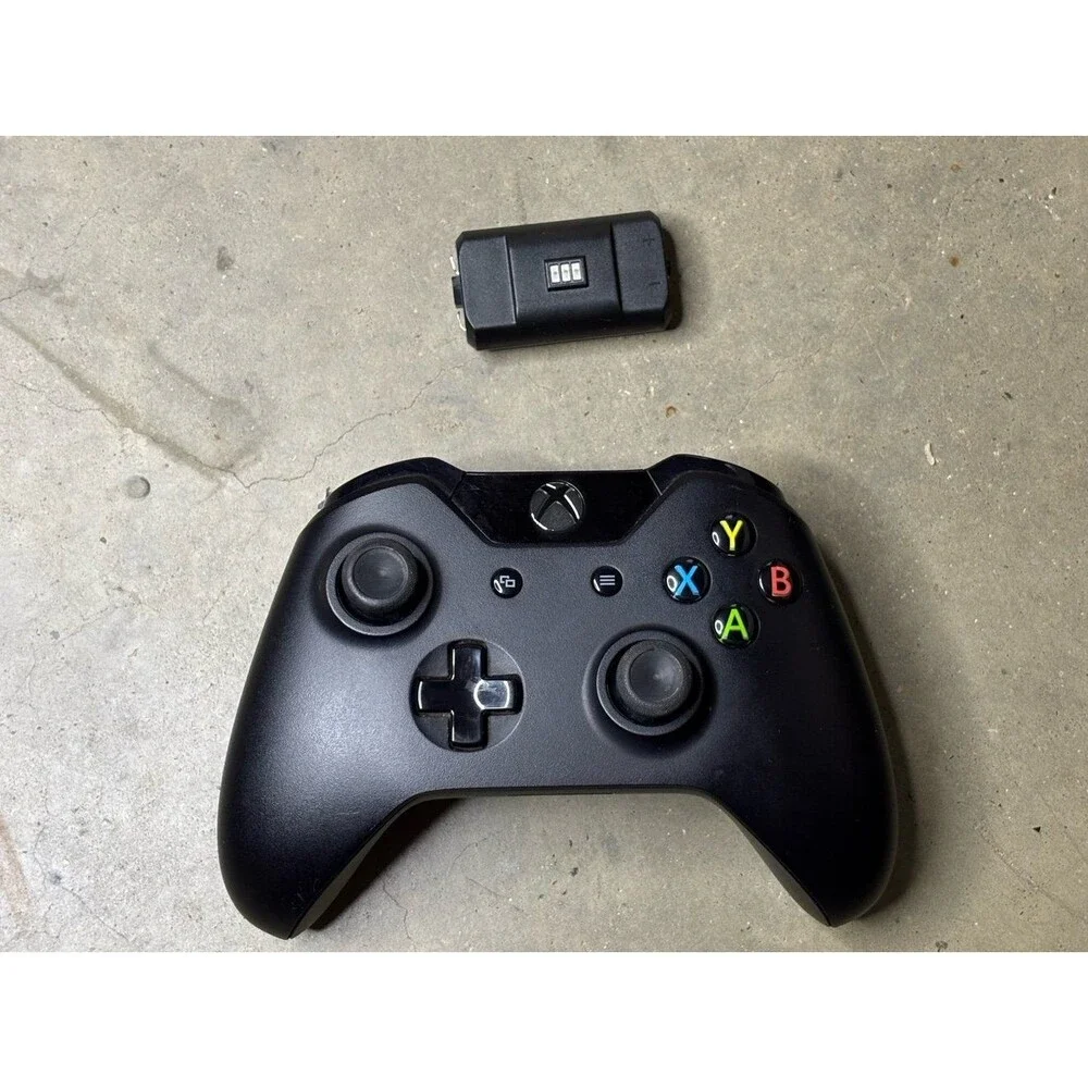 Microsoft Xbox One Controller Wireless Used Black 1537 Tested